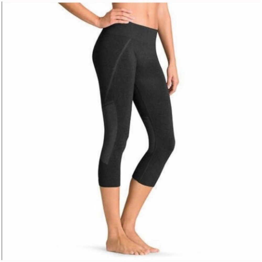 Athleta Breakthrough Seamless Crop Leggings Dark Gray Size Medium